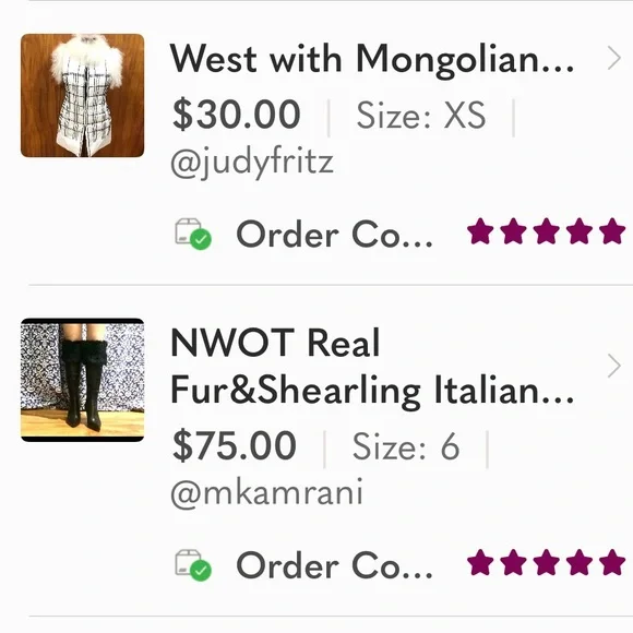 Real Sheepskin Fur Vest. - Picture 9 of 12